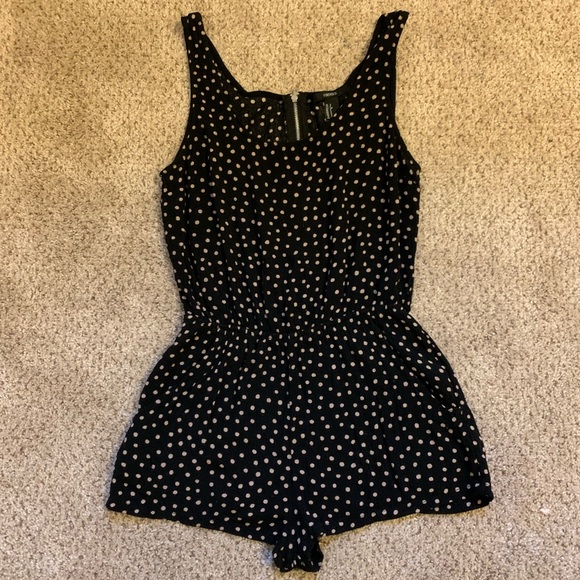 Forever 21 Pants - Forever 21 Polka Dotted Romper